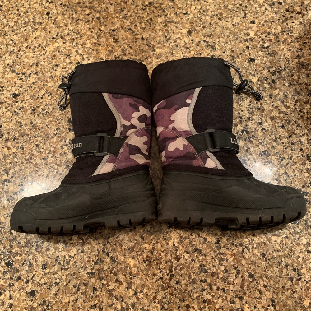 LL Bean winter boots boys 11